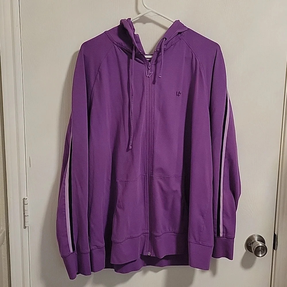 Like‎ New Purple Zipper Jacket